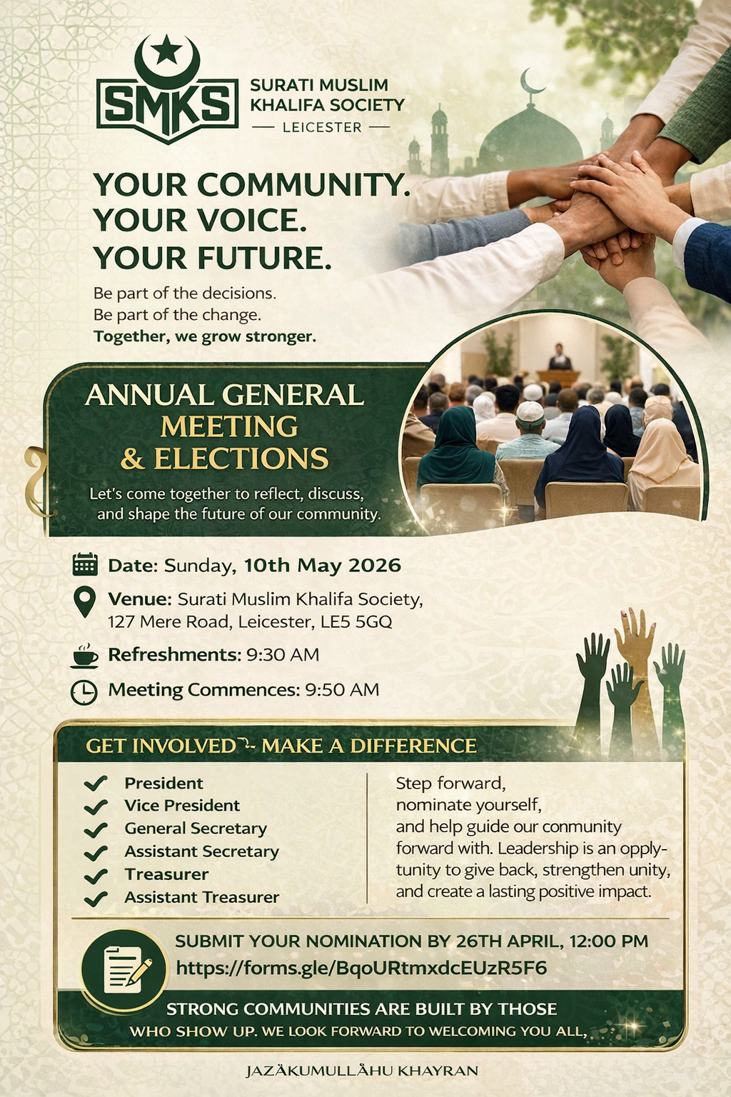 Annual General Meeting & Elections 2026